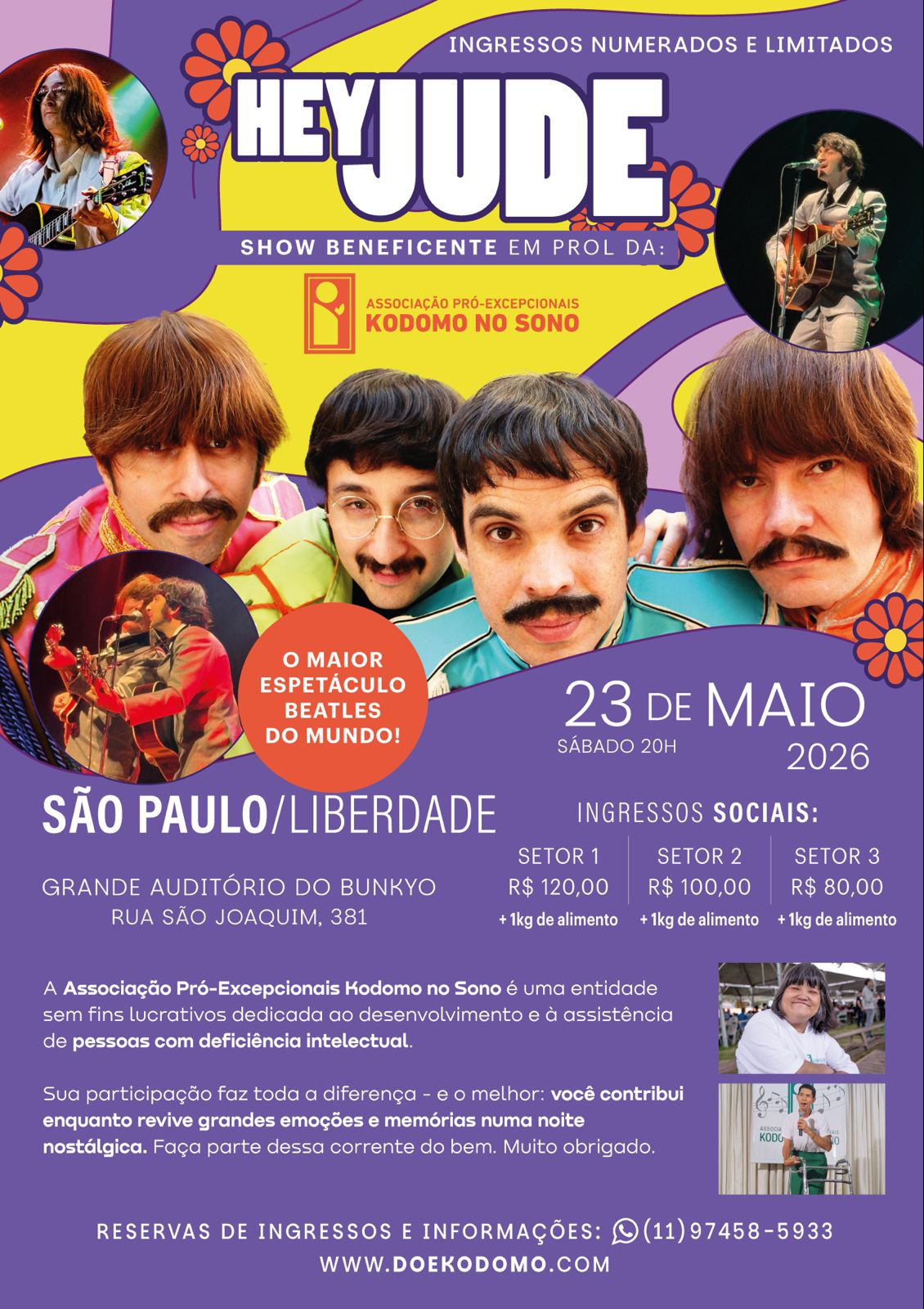 Hey Jude Show — 23 de Maio · Liberdade